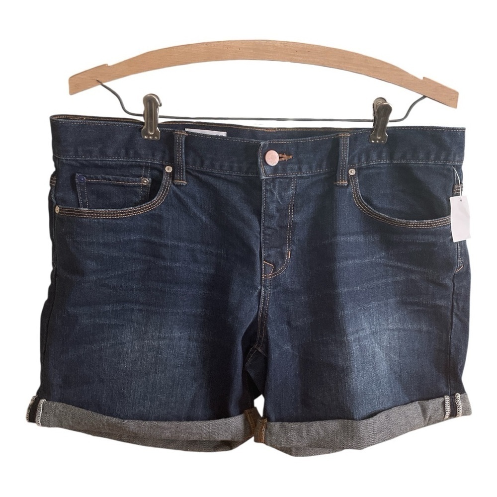 NWT GAP 1969 Sexy Boyfriend Dark Denim Shorts